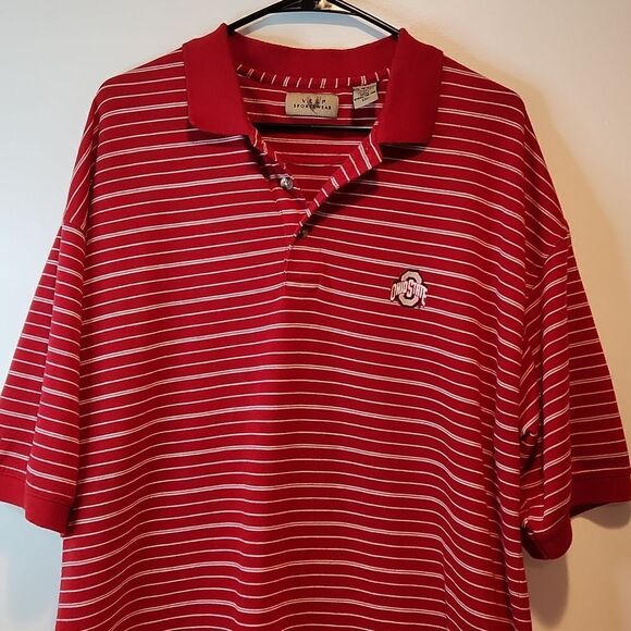 Vintage Vesi Sportswear Ohio State Buckeyes Polo Shirt Men's Size XXL EUC NICE! - Picture 3 of 11